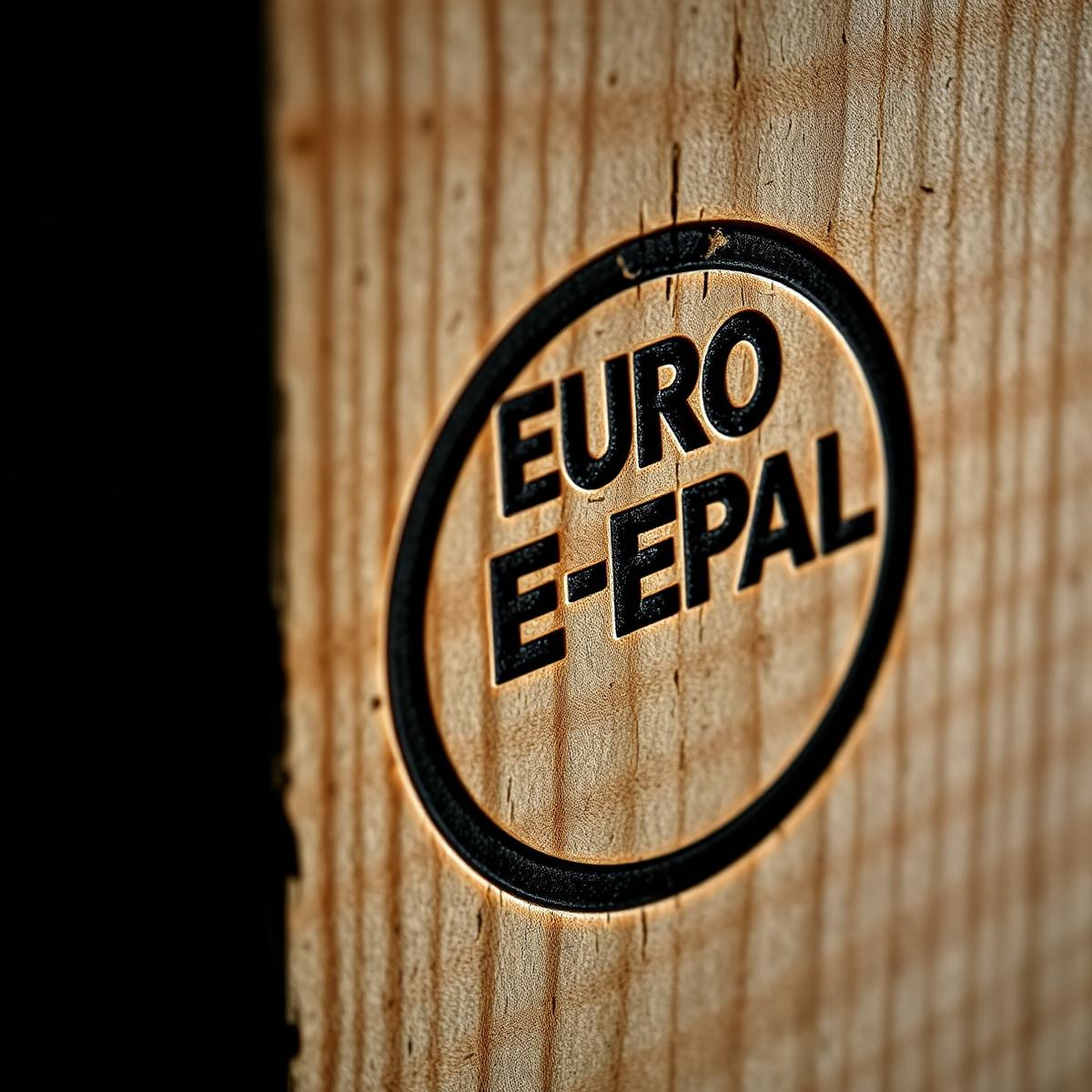 EPAL brandmerk in pallethout